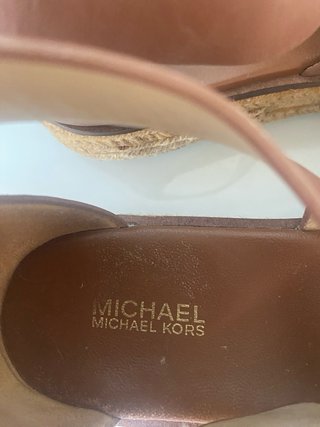 Sandalias Michael Kors Piel Camel de esparto