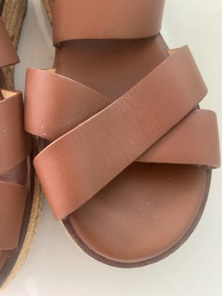 Sandalias Michael Kors Piel Camel de esparto