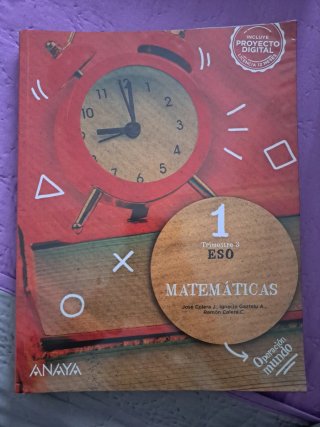 Libros de matemáticas 1 eso