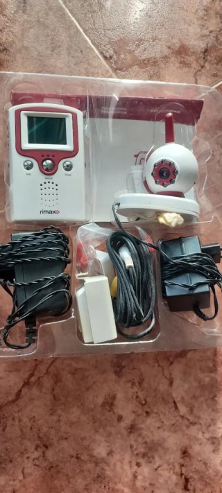 Vigilabebés Rimax con cámara y pantalla