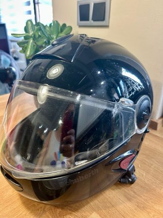 Casco de Moto Modular Negro