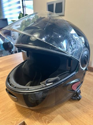 Casco de Moto Modular Negro