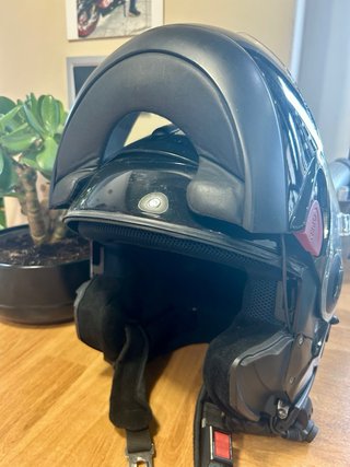 Casco de Moto Modular Negro