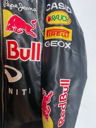 Chaqueta Red Bull Formula 1 de Cuero