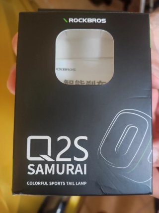 Luz trasera bicicleta USB y soportes