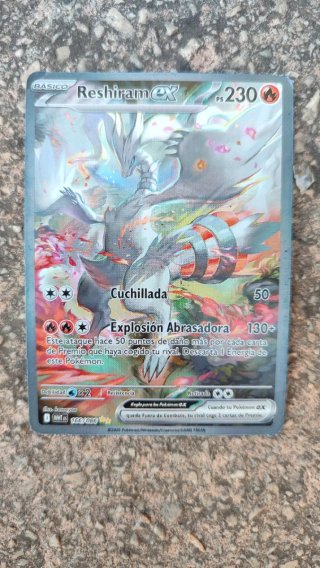 Carta Pokémon Reshiram EX PS 230