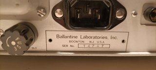 Contador Frecuencia y tiempo Ballantine 5500B