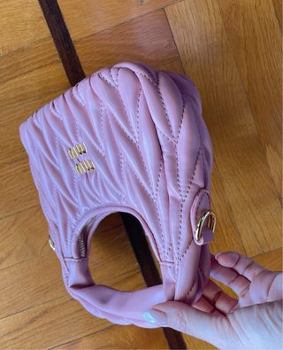 Borsetta Miu Miu mini rosa