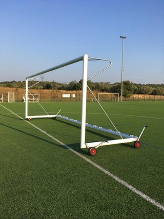 Porte da calcio per allenamento e partita.