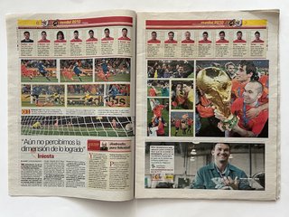 Periódicos Marca y As Mundial Fútbol España