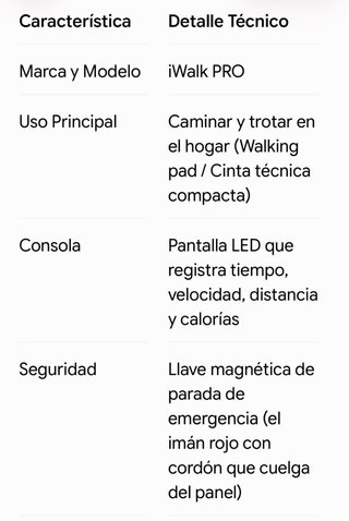 Caminadora iWalk Pro