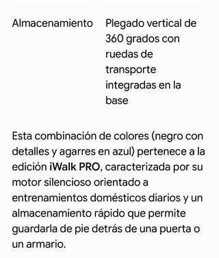 Caminadora iWalk Pro