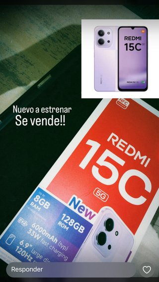 Xiaomi Redmi 15C Negro 128GB