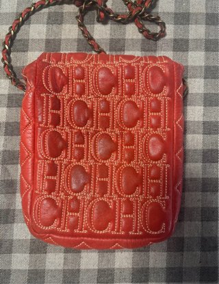 Bolso Carolina Herrera Rojo Bandolera