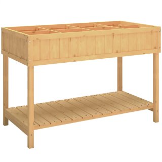 Mesa de Cultivo Huerto Urbano Madera