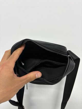Bolso bandolera Lacoste negro