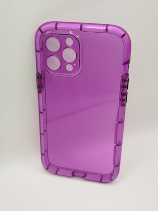 2 Custodie iPhone Trasparenti Colorate Nuove