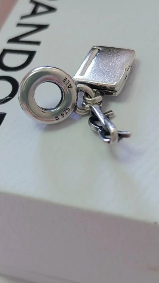 Charm Pandora Libro y Gafas