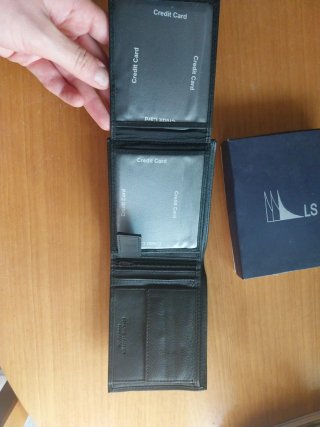 Cartera LS Negra Hombre