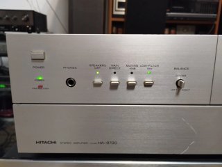 Amplificador Hitachi HA-8700 Plata