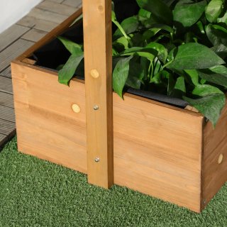 Jardinera Madera 4 Niveles Elevada