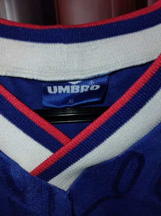 Maglietta Vintage Umbro Blu 1924