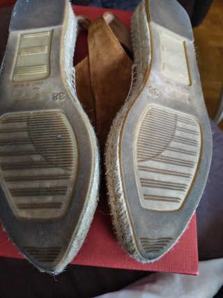 Zapatillas serraje María Victoria Marrones