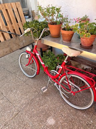 Bicicleta Vintage Roja