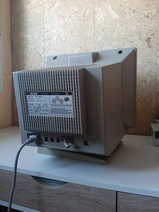 Monitor Olivetti CRT Vintage  14" (1993) Retro VGA