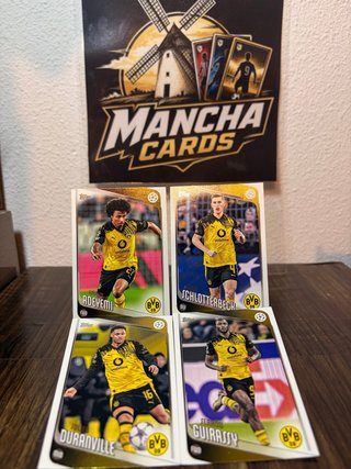 Cromos Topps Dortmund Adeyemi, Schlotterbeck, Dura
