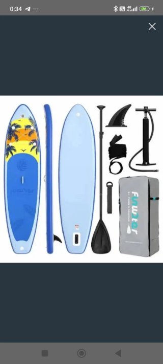Tabla Paddle Surf Funwater Azul