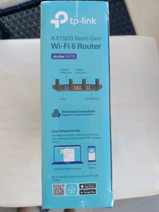 Router TP-Link AX1500 Wi-Fi 6 Archer AX18