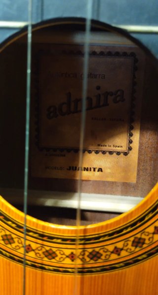 Guitarra Española Admira Juanita, keller España.