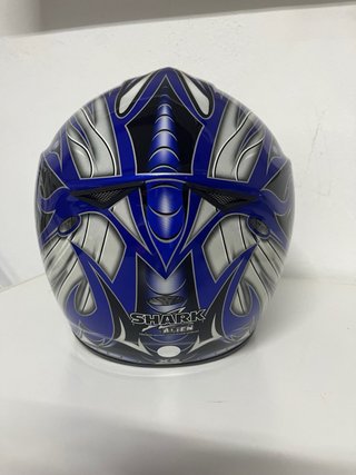 Casco Integral SHARK Azul y Negro