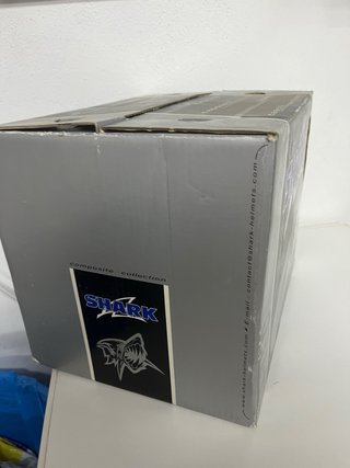 Casco Integral SHARK Azul y Negro