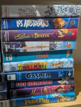Lote 18 Cintas VHS Disney y Más