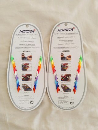 Cordoneras sin atar multicolor