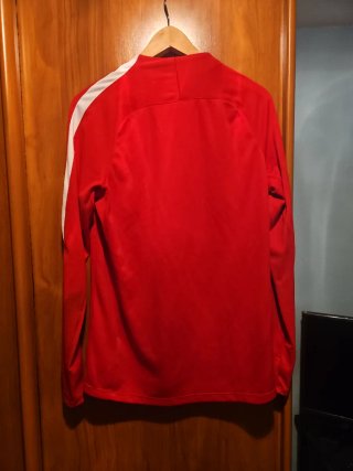 Sudadera Sevilla Nike Roja Media Cremallera