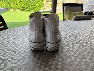 Converse Plataforma Blancas Talla 37