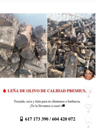 Leña de olivo para vender