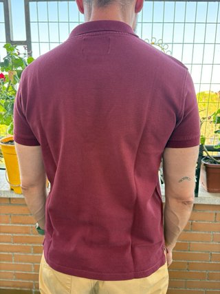 Polo Blue Banana color Burdeos Talla S