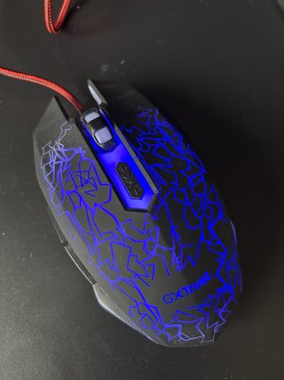 Ratón GXT Negro y Rojo
