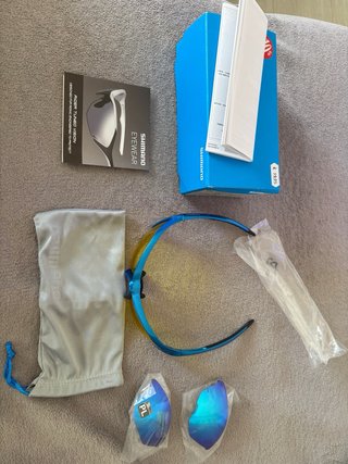 Gafas deportivas polarizadas padel nuevas shimano.