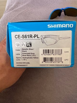 Gafas deportivas polarizadas padel nuevas shimano.