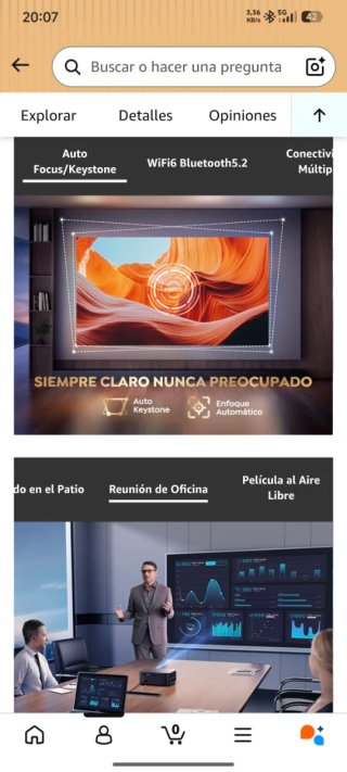Proyector Full HD 1400 ANSI NUEVO