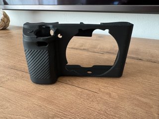 Nivel de burbuja zapata + funda silicona Sony A640