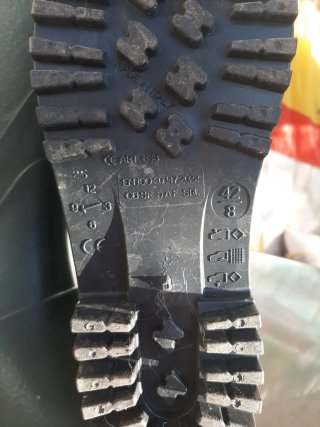 Botas de agua verdes