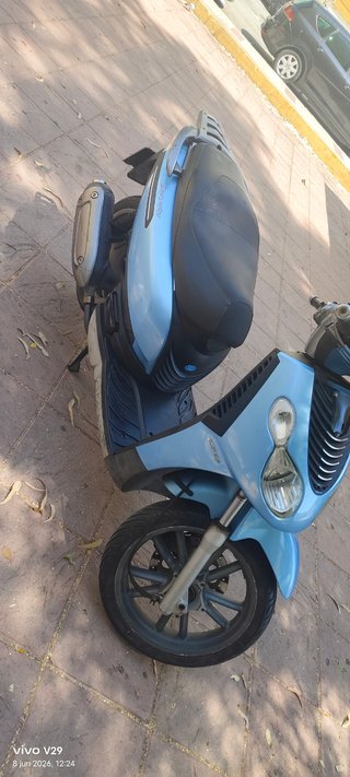 AGM Scooter Eléctrico Negro/Azul