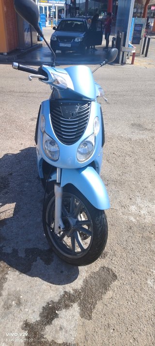AGM Scooter Eléctrico Negro/Azul