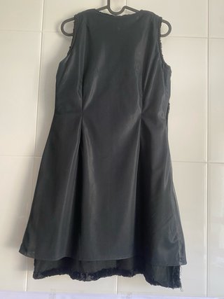 Abito Vintage Nero Anni '60 Astrakan